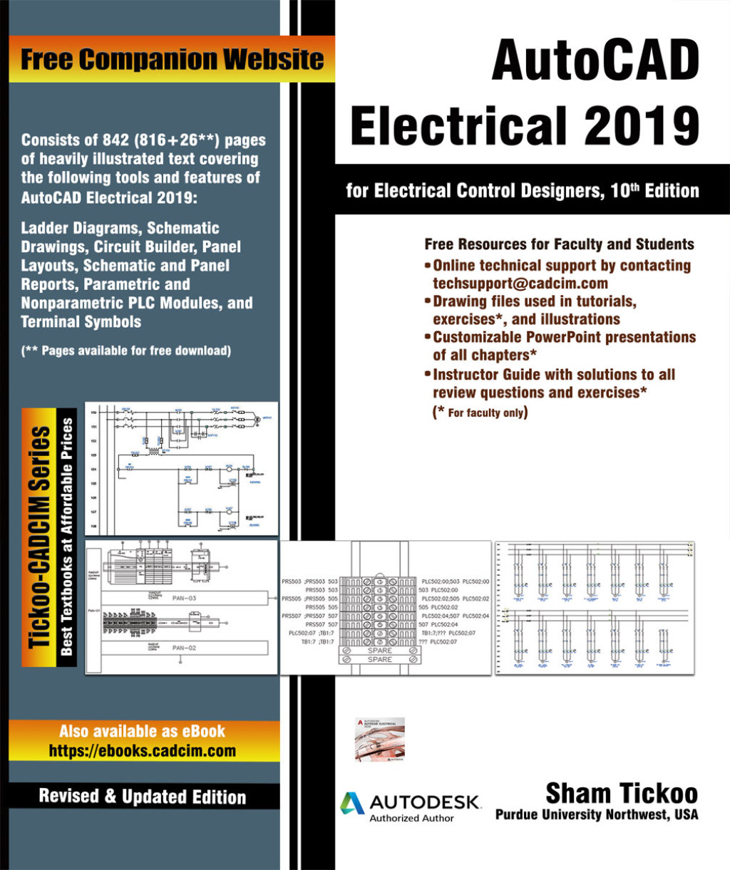 AutoCAD Electrical 2019 for Electrical Control Designers 10th Edition