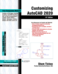 Cover image: Customizing AutoCAD 2020 13th edition 9781640570764