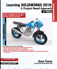 Cover image: Learning SOLIDWORKS 2019: A Project Based Approach 3rd edition 9781640570801