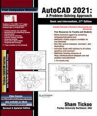Cover image: AutoCAD 2021: A Problem-Solving Approach, Basic and Intermediate 27th edition 9781640570917