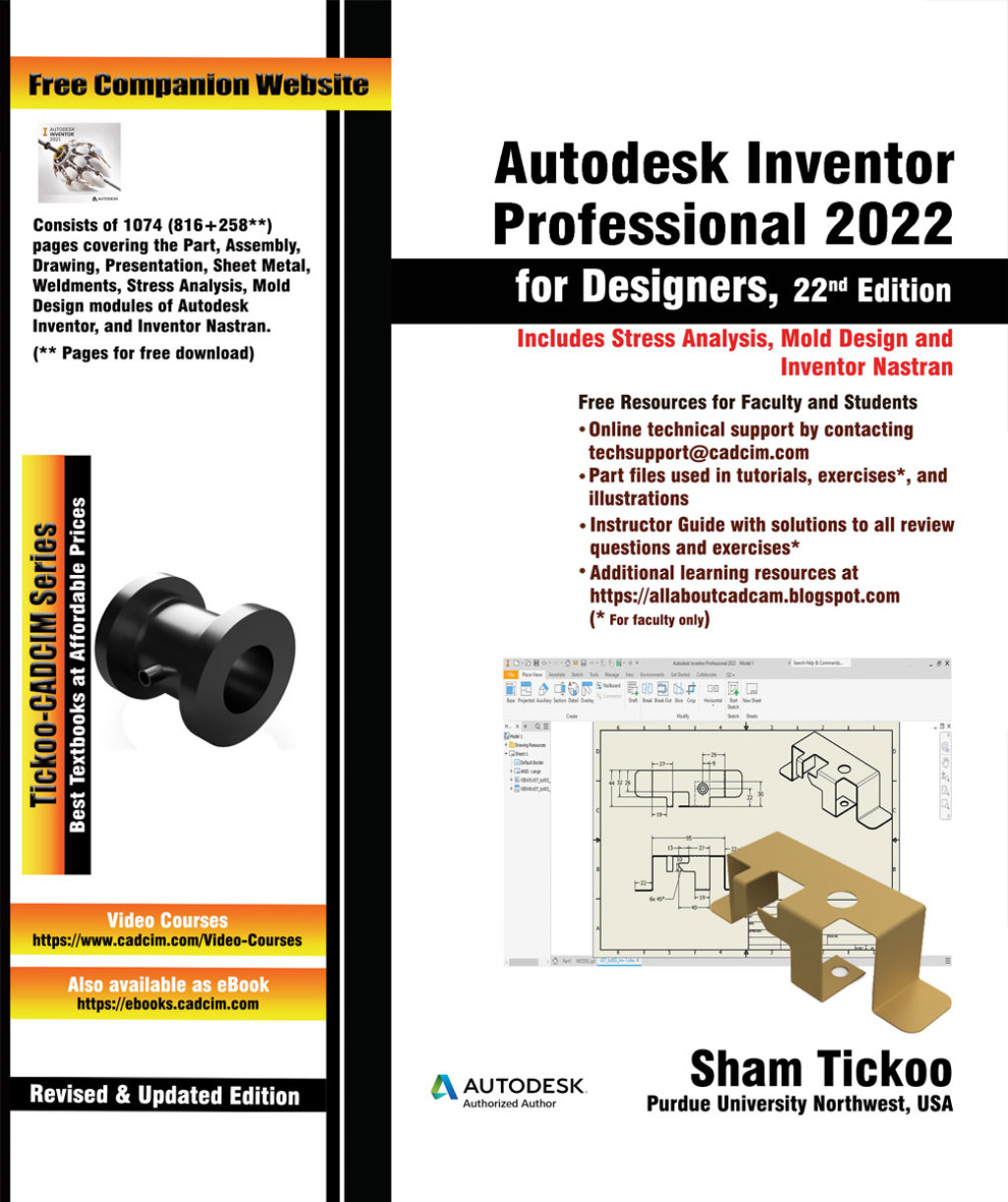Autodesk Inventor Professional 2022 for Designers 22nd Edition
    Newer Edition Available