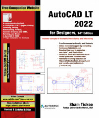 Imagen de portada: AutoCAD LT 2022 for Designers 14th edition 9781640571273