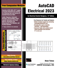 Cover image: AutoCAD Electrical 2023 for Electrical Control Designers 14th edition 9781640571464