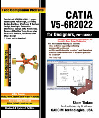 Omslagafbeelding: CATIA V5-6R2022 for Designers 20th edition 9781640571488