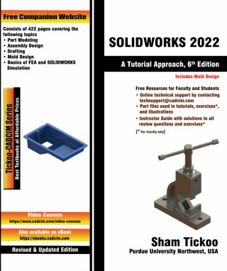 Imagen de portada: SOLIDWORKS 2022: A Tutorial Approach 6th edition 9781640571655