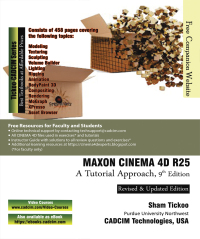 Cover image: MAXON CINEMA 4D R25: A Tutorial Approach 9th edition 9781640571662