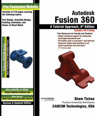 Cover image: Autodesk Fusion 360: A Tutorial Approach 4th edition 9781640571679