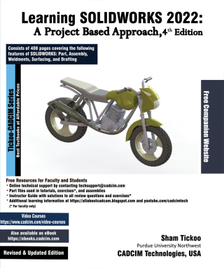 Cover image: Learning SOLIDWORKS 2022: A Project Based Approach, 4th Edition 4th edition 9781640571686