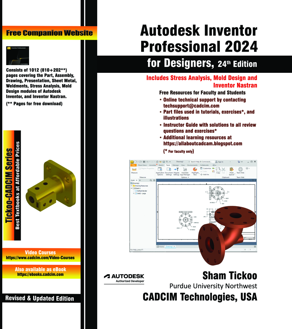 Autodesk Inventor Professional 2024 for Designers 24th Edition
    Newer Edition Available