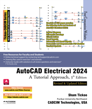 Cover image: AutoCAD Electrical 2024: A Tutorial Approach 5th edition 9781640571921