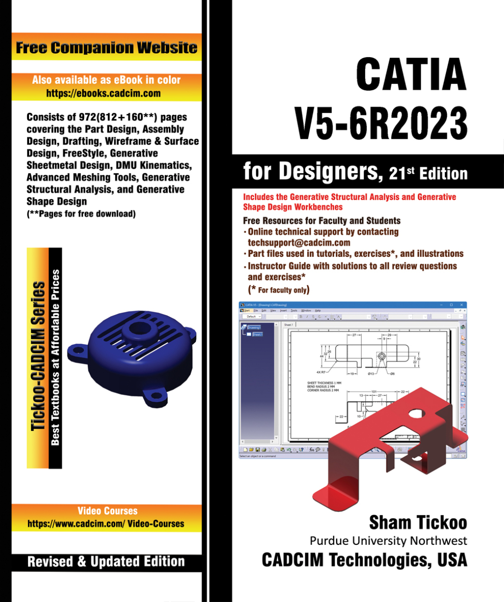 CATIA V5-6R2023 for Designers, 21st Edition 21st Edition