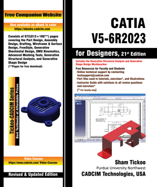 Cover image: CATIA V5-6R2023 for Designers, 21st Edition 21st edition 9781640571945