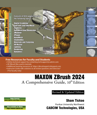 Cover image: MAXON ZBrush 2024: A Comprehensive Guide, 10th Edition 10th edition 9781640572102