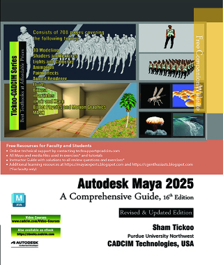 Cover image: Autodesk Maya 2025: A Comprehensive Guide 16th edition 9781640572096