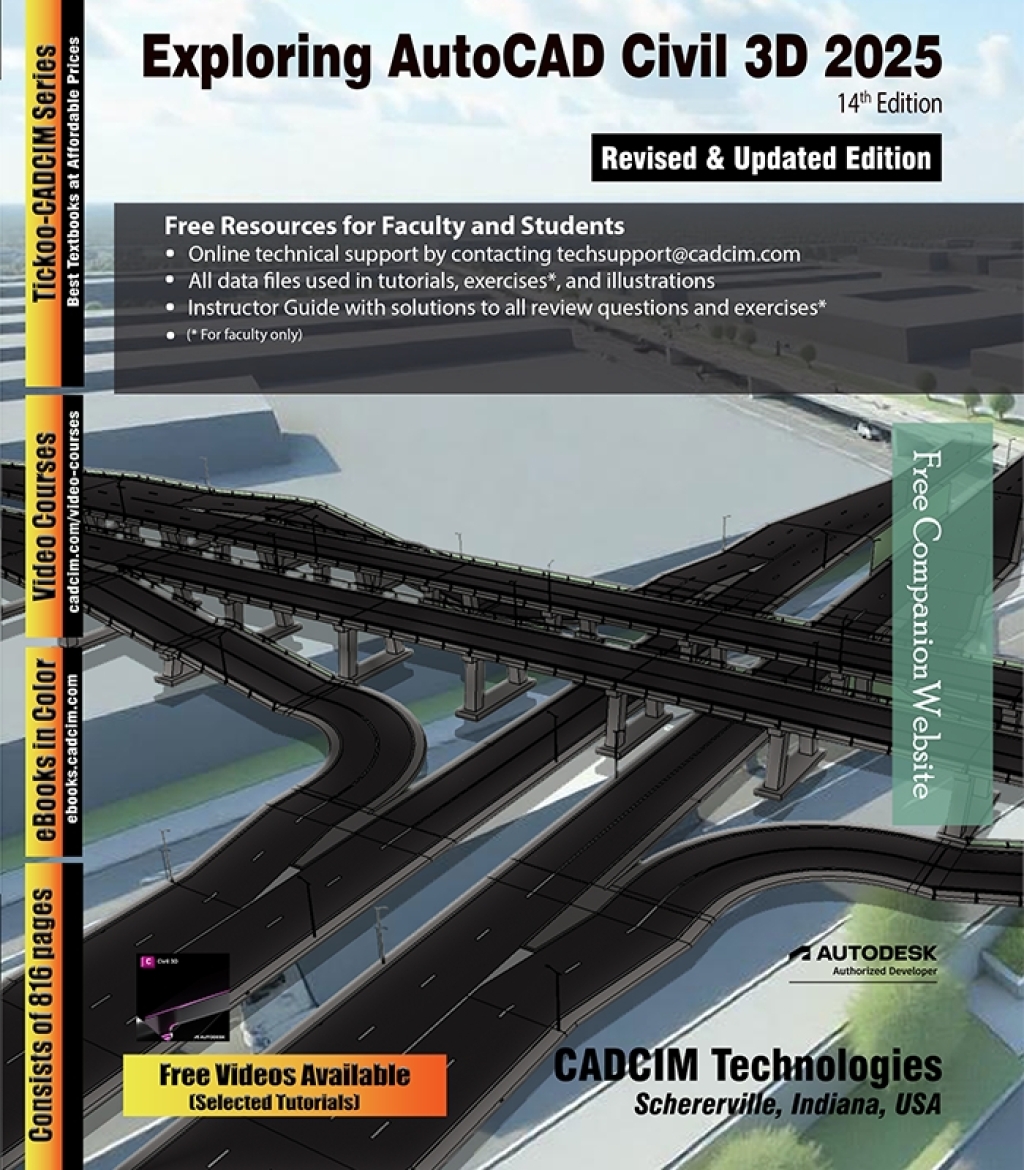 Exploring AutoCAD Civil 3D 2025 14th Edition