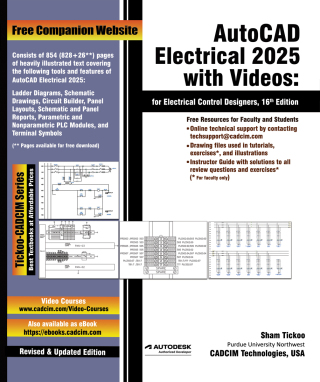 Cover image: AutoCAD Electrical 2025 with Videos for Electrical Control Designers 16th edition 9781640573017