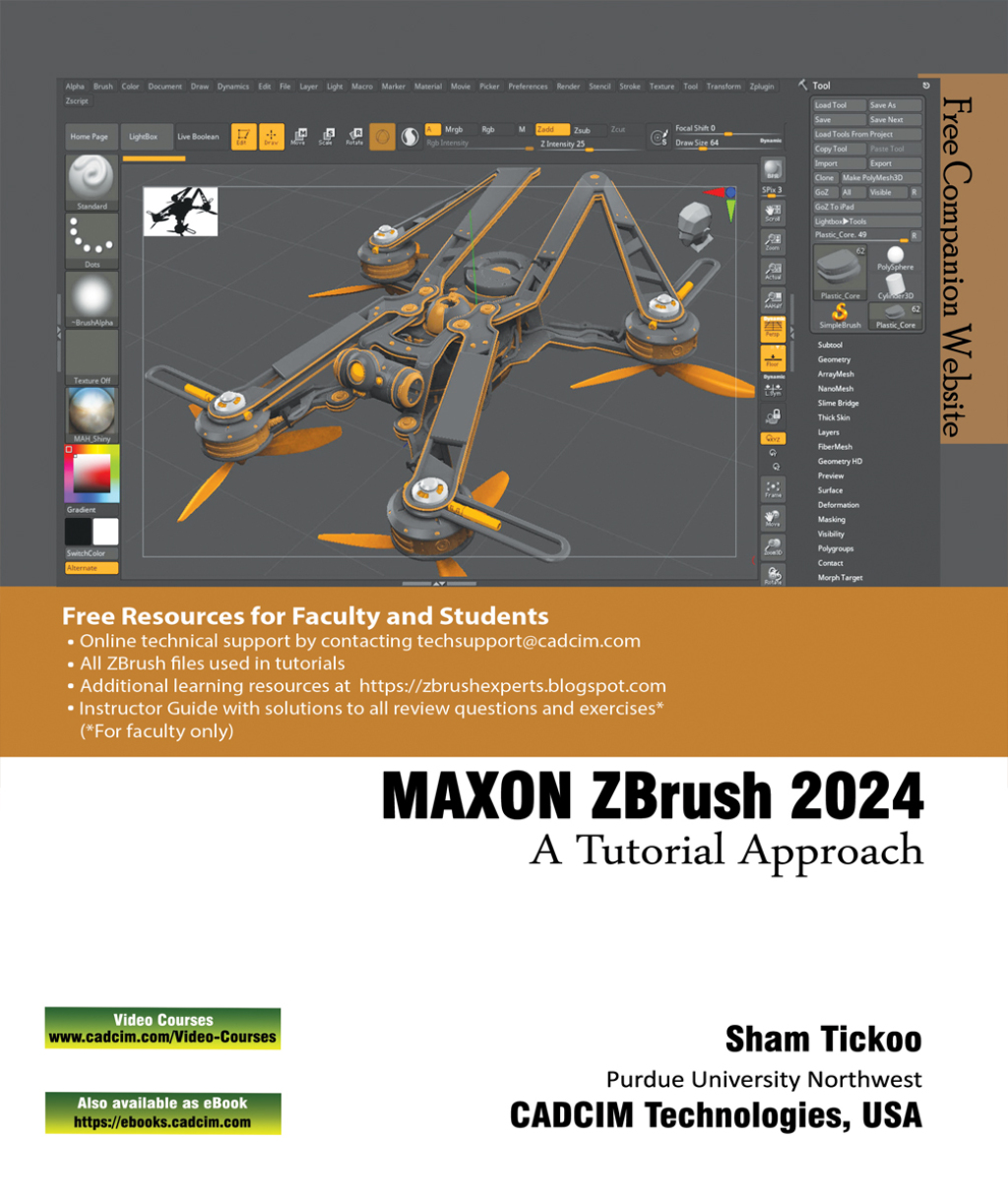 MAXON ZBrush 2024: A Tutorial Approach 1st Edition