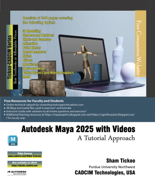 Cover image: Autodesk Maya 2025 with Videos: A Tutorial Approach 1st edition 9781640573239