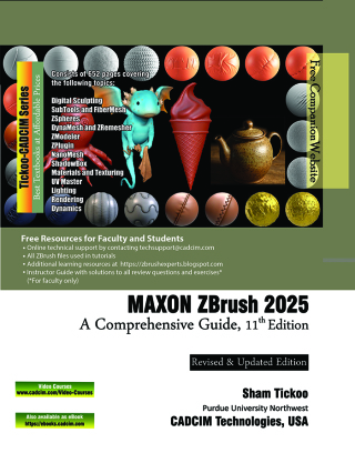 Imagen de portada: MAXON ZBrush 2025: A Comprehensive Guide 11th edition 9781640573376