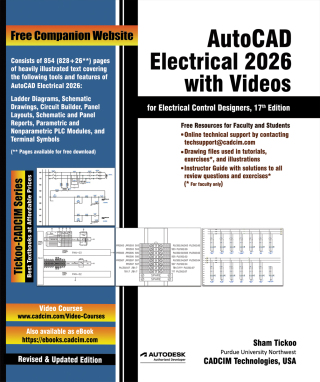 Cover image: AutoCAD Electrical 2026 with Videos for Electrical Control Designers, 17th Edition 17th edition 9781640573413