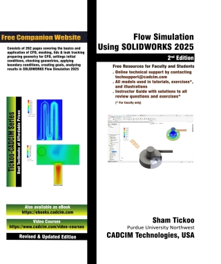 Cover image: Flow Simulation Using SOLIDWORKS 2025 2nd edition 9781640573598
