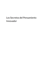 صورة الغلاف: Los Secretos del Pensamiento Innovador 9781640811645
