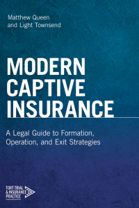 Titelbild: Modern Captive Insurance 9781641053679