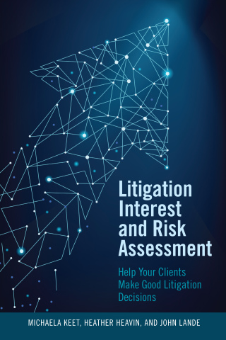 Imagen de portada: Litigation Interest and Risk Assessment 9781641055703