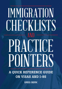 Omslagafbeelding: Immigration Checklists and Practice Pointers 9781641056328