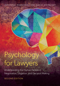 Cover image: Psychology for Lawyers 2nd edition 9781641058162