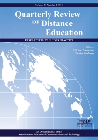 صورة الغلاف: Quarterly Review of Distance Education: Volume 19 #1 1st edition 9781641133647