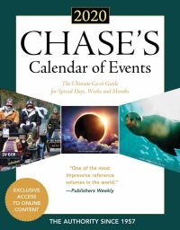 表紙画像: Chase's Calendar of Events 2020 63rd edition 9781641433150