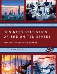 Imagen de portada: Business Statistics of the United States 2019 24th edition 9781641433389