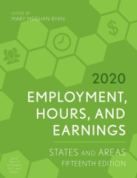 Omslagafbeelding: Employment, Hours, and Earnings 2020 15th edition 9781641434331