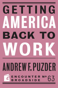 Cover image: Getting America Back to Work 9781641771559