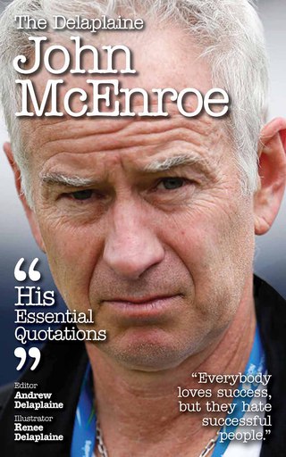 Cover image: The Delaplaine JOHN McENROE - His Essential Quotations