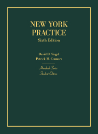 Cover image: Siegel's New York Practice, Student Edition 6th edition 9781642421064