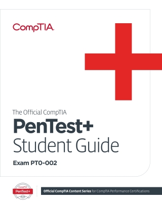 Cover image: The Official CompTIA PenTest+ Student Guide (Exam PT0-002) eBook  1st edition
