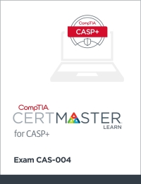 Omslagafbeelding: CompTIA CertMaster Learn for CompTIA Advanced Security Practitioner (CASP+) ( CAS-004) – Student Access Key 1st edition