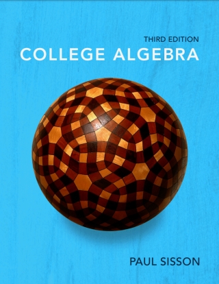 Cover image: College Algebra Software + eBook 3rd edition 9781642771732