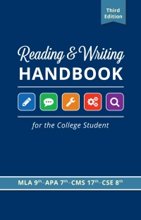 Cover image: Reading & Writing Handbook for the College Student 3rd edition 9781642775211