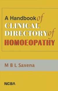Imagen de portada: A Handbook of Clinical Directory of Homoeopathy 9781642872927