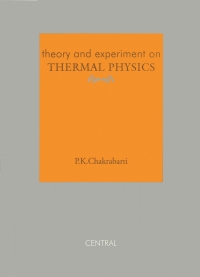 Cover image: Theory and Experiment on Thermal Physics 9781642873474