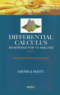 Imagen de portada: Differential Calculus: An Introduction to Analysis (Part II) 9781642875003