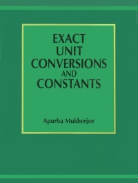 Imagen de portada: Exact Unit Conversions and Constants 9781642875072