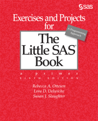 表紙画像: Exercises and Projects for The Little SAS Book 6th edition 9781642952841