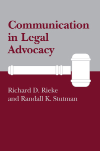 Cover image: Communication in Legal Advocacy 9780872496811