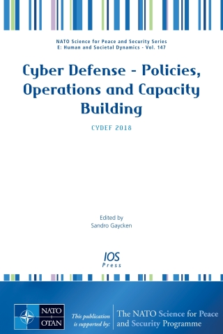 Cover image: Cyber Defense - Policies, Operations and Capacity Building 1st edition 9781643680002