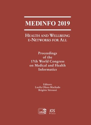 Cover image: MEDINFO 2019: Health and Wellbeing e-Networks for All 1st edition 9781643680026