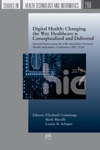 Cover image: Digital Health: Changing the Way Healthcare is Conceptualised and Delivered 1st edition 9781643680064
